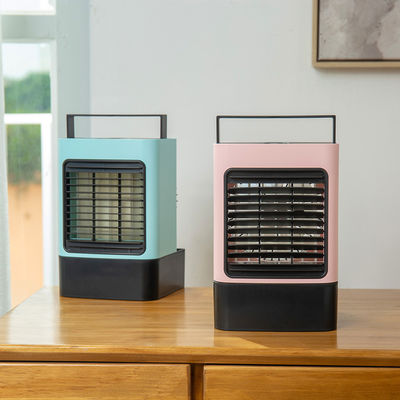 USB Air Cooler Fan LED Lampu Rumah Kantor Kamar Tidur