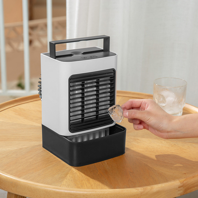 AC DC Solar Powered Water Cooler Isi Ulang 18650 Baterai Kipas Angin Pendingin Air