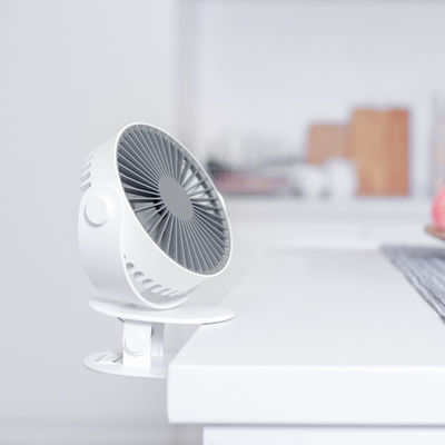 Baterai 2000mAh Portable USB Fan BLDC Kipas Klip Meja 360 Derajat