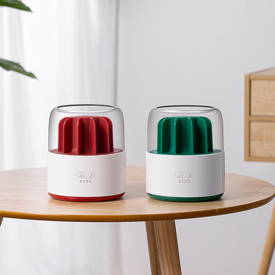 LED Night Light Aroma Oil Diffuser 200ml Minyak Esensial Kaktus 2 Semprotan Kabut