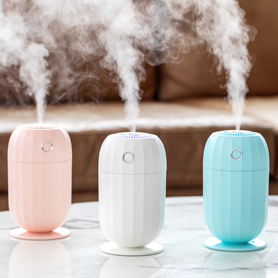 Home USB Air Humidifier Led Night Light 300ml Tangki Penyegar Udara Mobil