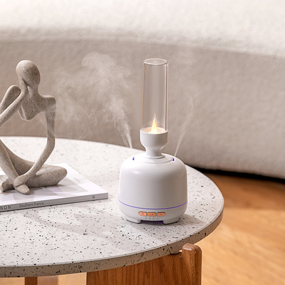 Dekoratif 20ml / H Led Minyak Esensial Diffuser 3 In 1 300ml Ultrasonic Humidifier