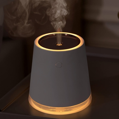 USB LED Mini Cool Mist Humidifier 500ml 2000mah Isi Ulang 2 In 1 Humidifier