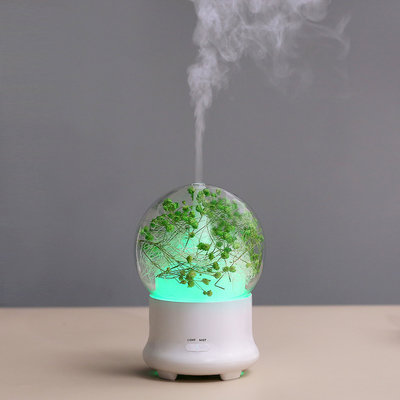Lampu LED Diffuser Minyak Esensial Besar 100ml 30mL / H Aroma Diffuser Dengan Remote