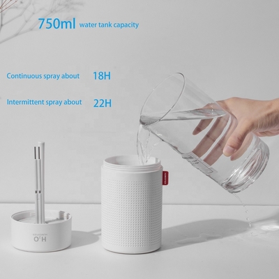 750ml Rumah Ultrasonic Air Humidifier Nano Atomisasi 2000mAh Rumah