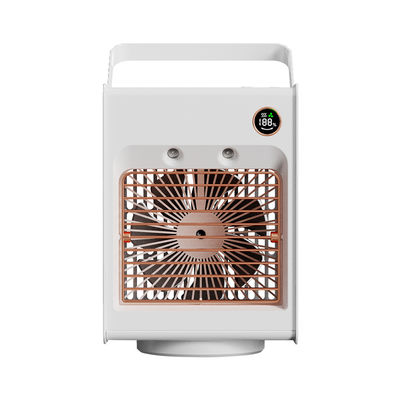 Kualitas  Rechargeable USB Air Cooler Fan 4000mAh Battery Nano Ice Mist Fan Pabrik