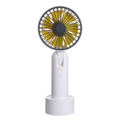 Kualitas  1200mAh Mini Portable Handheld Fan Rechargeable 3 Speed Handheld Mini Electric Fan Pabrik