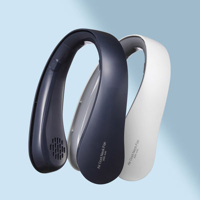 Kualitas  Necklace Portable USB Fan White 2000mAh ABS Silicone Mini Air Conditioner Pabrik