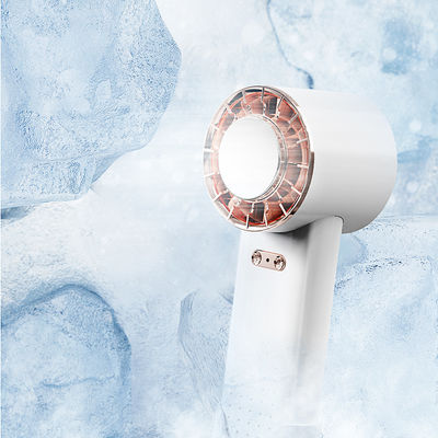 Mini Portable USB Kipas Isi Ulang Baterai 2200 MAh USB Ice Cooling Fan