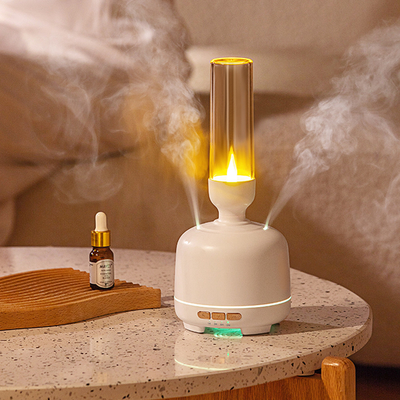 Dua Port Semprotan Minyak Esensial Diffuser Berubah Lampu LED Aromaterapi Aroma Mesin Diffuser Lilin Mini Humidifier
