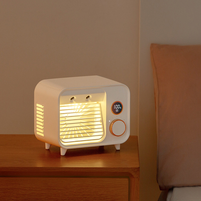 Terbaik LED Portable Mini Personal Rechargeable Air Conditioner Pendingin Air USB Cooler Fan