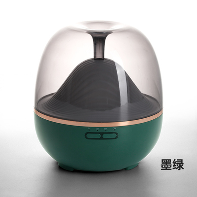 600 ml Grosir Dekoratif Nirkabel Serat Kayu Ultrasonik Beraroma Minyak Esensial Kamar Aroma Diffuser Lampu LED Berwarna-warni