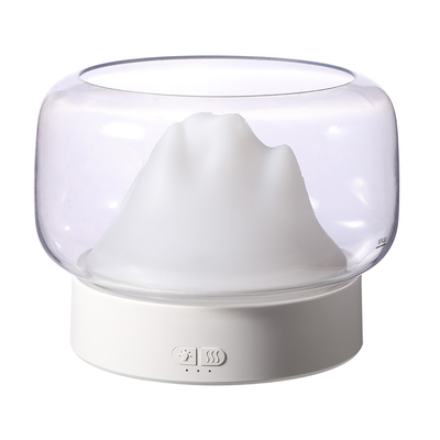 2021 Rumah Ultrasonic 400ML LED Warna-warni Keren Kabut Beraroma Minyak Esensial Transparan Aroma Diffuser Untuk Kamar