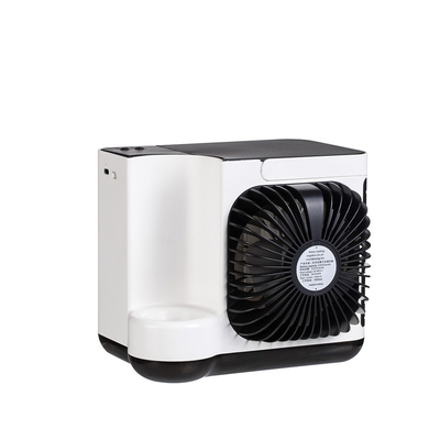 Baterai 2000mAh Mini Usb Air Cooler Fan Silent Portable Handle Untuk Home Office