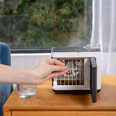 Type-C USB Portable Water Air Cooler Tangki 2000mAh 300ml Dengan Lampu Malam LED