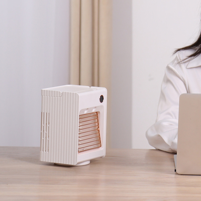 Kipas Pendingin Udara USB Isi Ulang 4000mAh Baterai Nano Ice Mist Fan