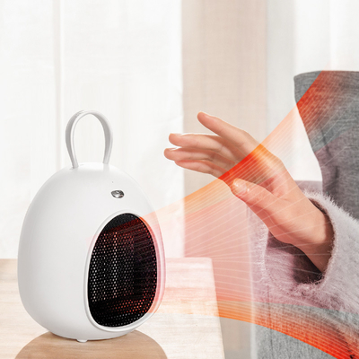 FCC LED Hemat Energi Portable Heater 500W PTC Electric Desktop Fan Heater