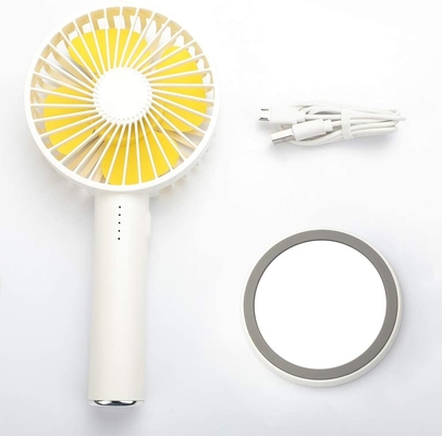 5 Kecepatan Mini Portable Handheld Fan Baterai 2000mah Meja Perjalanan Makeup Cermin Kipas