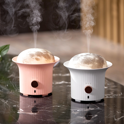 Desain Unik Planet Diffuser Minyak Esensial Humidifier Tenang Diffuser Wewangian Rumah Alami