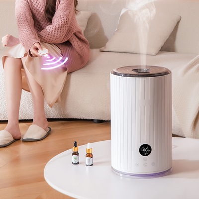 UV Sterilisasi Rotating Ultrasonic Air Humidifier 5L Kabut Hangat Kapasitas Besar