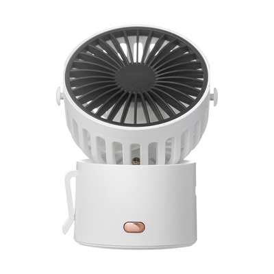 5 Vane Portable USB Fan Rechargeable Air Cooler 1000mah Baterai Hand Free Fan