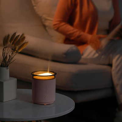 Diffuser Aromaterapi Minyak Esensial LED Portabel 200ml Semprotan Kabut Dingin