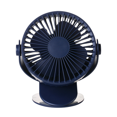 5 Vane Desk Clip On Fan Mini USB Rechargeable Portable 360 ​​Derajat Rotating Fan