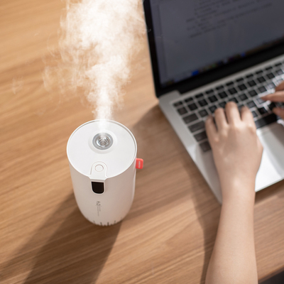 Ultrasonic Mini Portable USB Air Humidifier 2000mAh Isi Ulang 500Ml