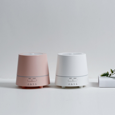 White Aroma Oil Diffuser 150ml 15 M2 Ultrasonic Aroma Humidifier Lampu LED