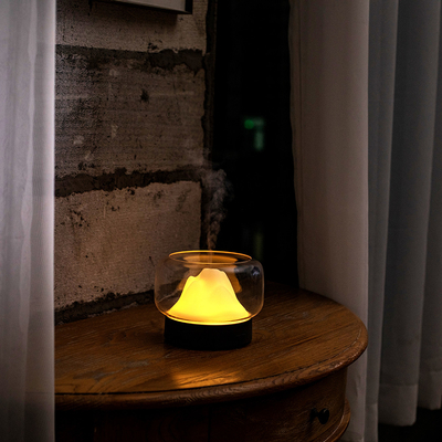 Atomisasi Aroma Minyak Diffuser 30mL / H 400ml Lampu Malam LED Warna-warni Ultrasonic