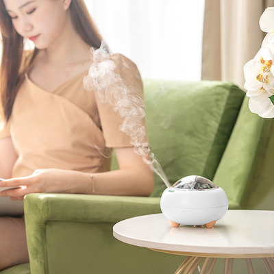 Kecil 220ml Minyak Esensial Aroma Diffuser Remote Control 20mL/H Kamar Besar
