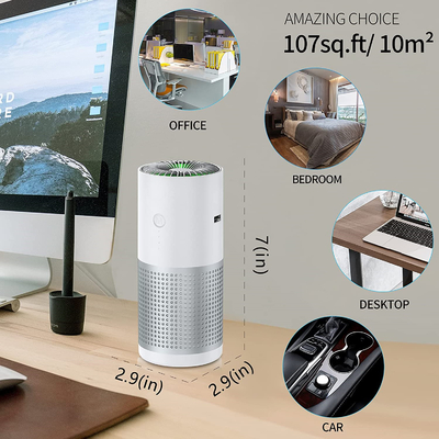 PM 2.5 Pembersih Udara Mobil Desktop HEPA Filter AP02 Pembersih Udara Kamar Tidur
