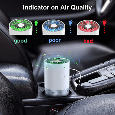 PM 2.5 Pembersih Udara Mobil Desktop HEPA Filter AP02 Pembersih Udara Kamar Tidur
